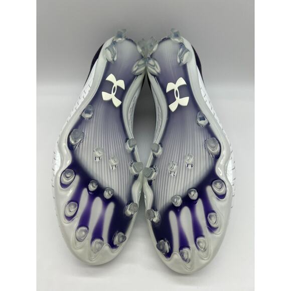 Under Armour Blur LUX MC Football Cleats White Purple 3023190-500 Men\'s Size 13 main image 15